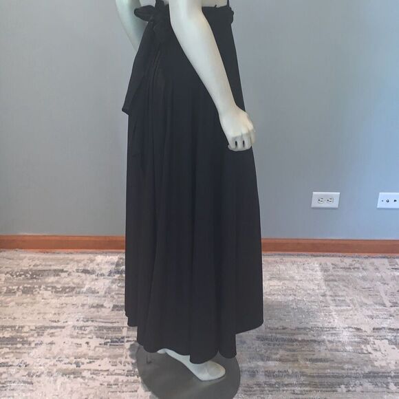 Vintage Black Maxi Skirt by Koret of California | Long Full Black Skirt | Label - Picture 7 of 15